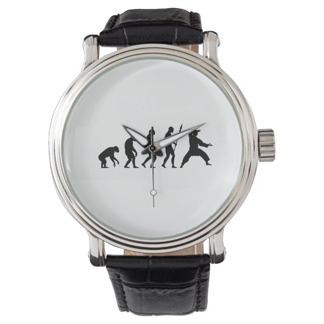 Reloj De Pulsera evolución de karate (Anverso)