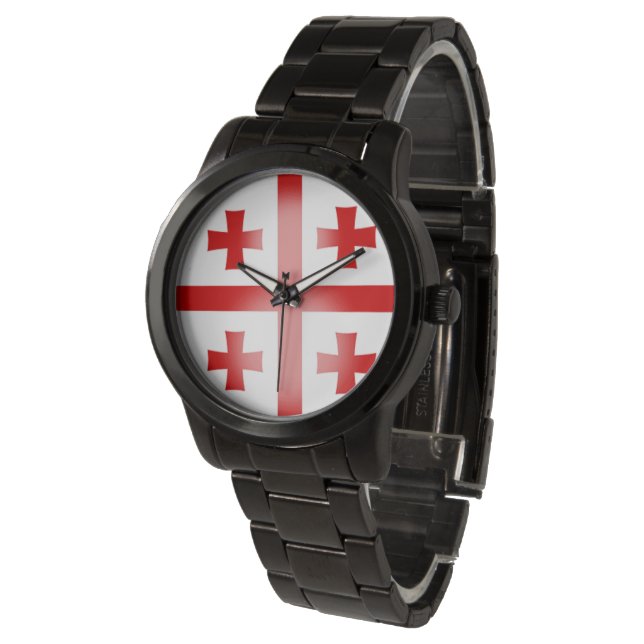 Reloj De Pulsera eWatch - Bandera de Georgia (Angular)