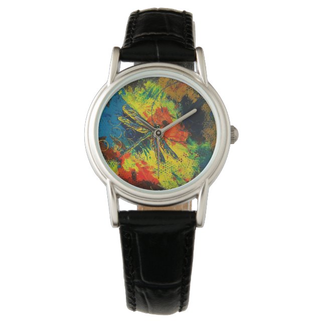 Reloj De Pulsera eWatch de libélula (Anverso)