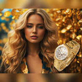 Reloj De Pulsera eWatch de pavo real blanco