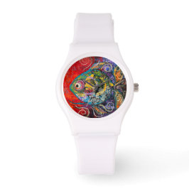Reloj De Pulsera eWatch de peces tropicales