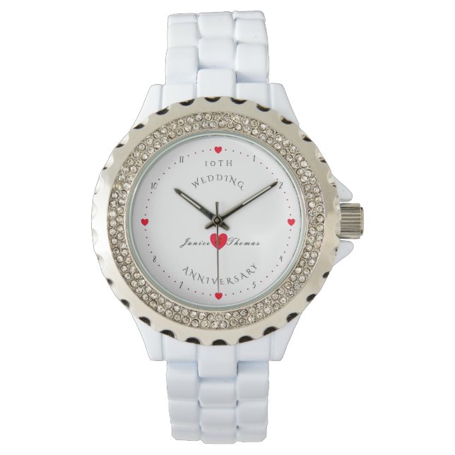 Reloj De Pulsera eWatch del aniversario del boda (Anverso)