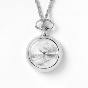Reloj De Pulsera eWatch estilo collar femenino estilo fresco eco