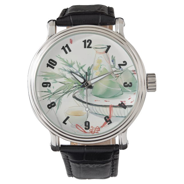 Reloj De Pulsera eWatch, festival de botes de dragón (Anverso)