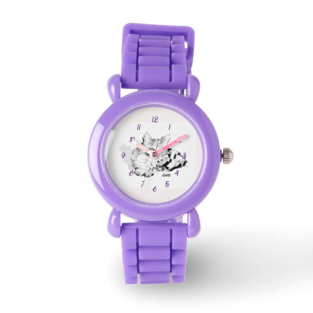 Reloj De Pulsera eWatch : Gatito (Anverso)