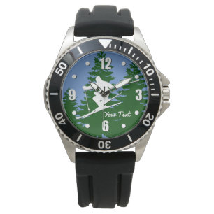 Reloj De Pulsera eWatch para esquiadores de descenso