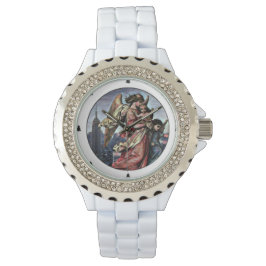 Reloj De Pulsera eWatch religioso - Ángel con Cristo