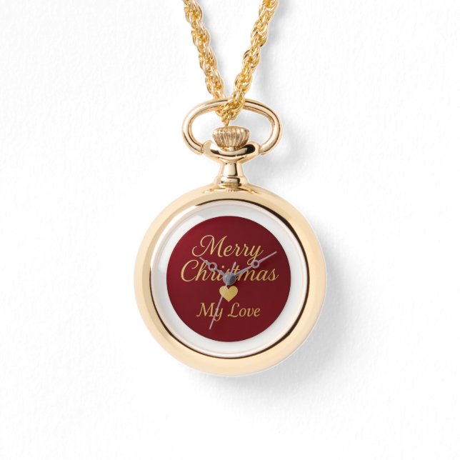 Reloj De Pulsera eWatch -Romantic Christmas Necklace Watch (Anverso)