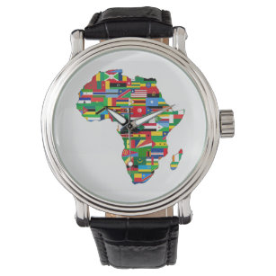 Reloj De Pulsera eWatch Watch   Africa-map