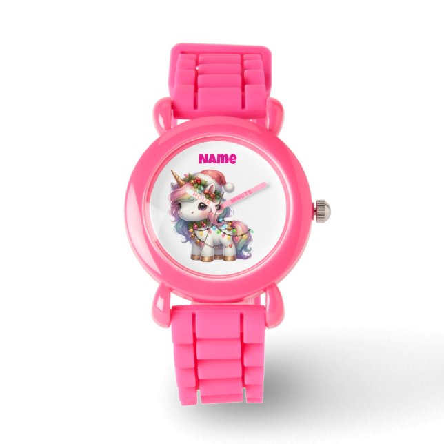 Reloj De Pulsera eWatch Watch--Personalized Pink Festive Pocket  (Anverso)