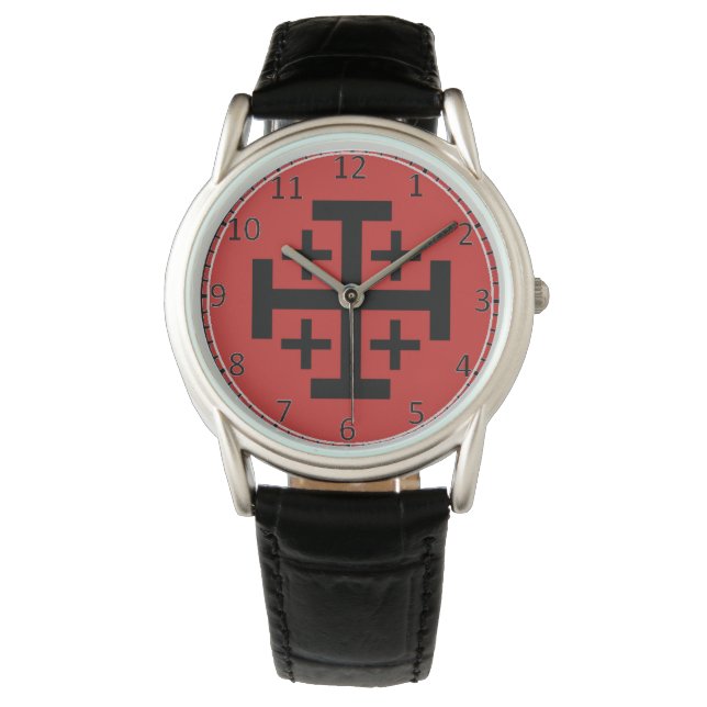 Reloj De Pulsera eWristwatch de la Cruz de Jerusalén (Anverso)