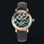 Reloj De Pulsera Exclusión II de Chevron<br><div class="desc">Estampados</div>