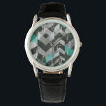 Reloj De Pulsera Exclusión II de Chevron<br><div class="desc">Estampados</div>