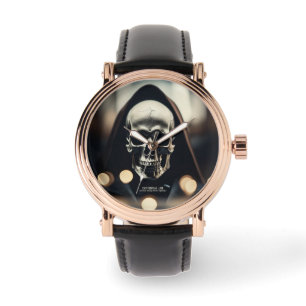 Reloj De Pulsera EXISTENCIAL LITE Hoodie Skull Watch