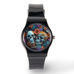 Reloj De Pulsera EXISTENCIAL LITE Memento Mori Lovers Skulls Unisex