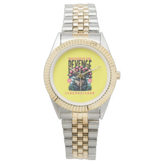 Reloj De Pulsera Éxito de dos tonos Lecciones de venganza Aprende a