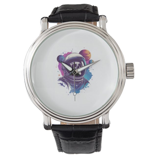 Reloj De Pulsera Explorador de astronautas de cráneo (Anverso)