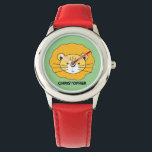 Reloj De Pulsera "Explorador de Safari" - Vigilancia personalizada<br><div class="desc">Presentamos el reloj "Safari Explorer", un encantador reloj con un único ilustracion de safari de león, creado con cariño por un artista para su hijo. Este reloj es más que sólo un accesorio; es una herramienta divertida y atractiva para ayudar a su hijo a aprender a contar el tiempo, adornada...</div>