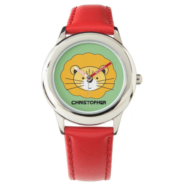 Reloj De Pulsera "Explorador de Safari" - Vigilancia personalizada  (Anverso)