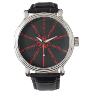 Reloj De Pulsera Explosión de datos de fibra óptica