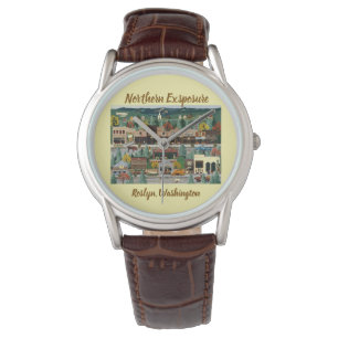 Reloj De Pulsera "Exposición del Norte" ~ Roslyn, Washington