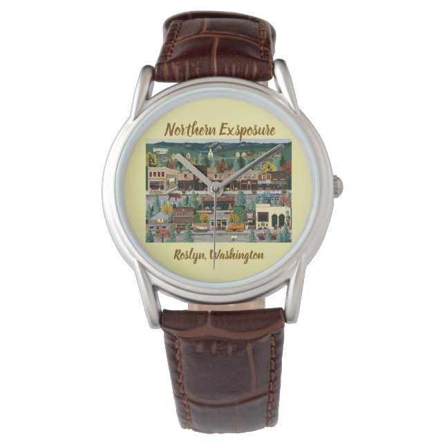 Reloj De Pulsera "Exposición del Norte" ~ Roslyn, Washington (Anverso)