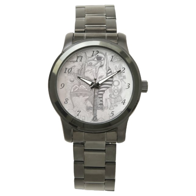 Reloj De Pulsera Extranjeros antiguos, Anubis (Anverso)