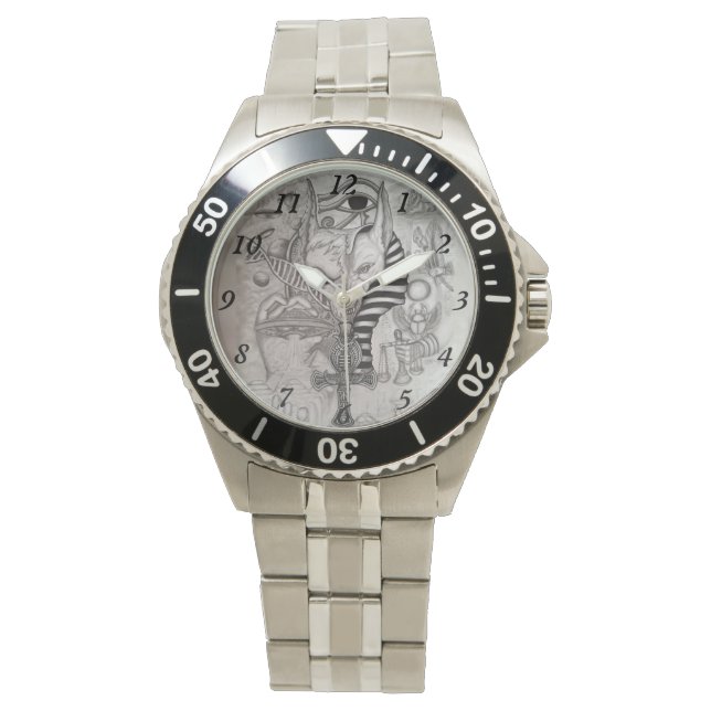 Reloj De Pulsera Extranjeros antiguos, Anubis (Anverso)
