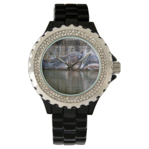 Reloj De Pulsera Extraño graffiti de pez anglericano