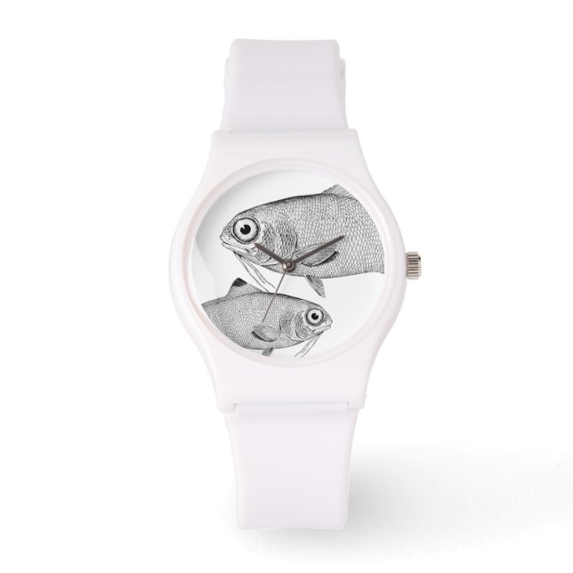 Reloj De Pulsera Extraño pez vintage (Anverso)