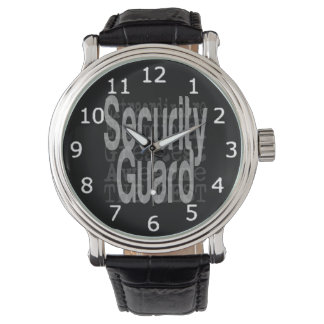 Reloj De Pulsera Extraordinaria de la Guardia de Seguridad