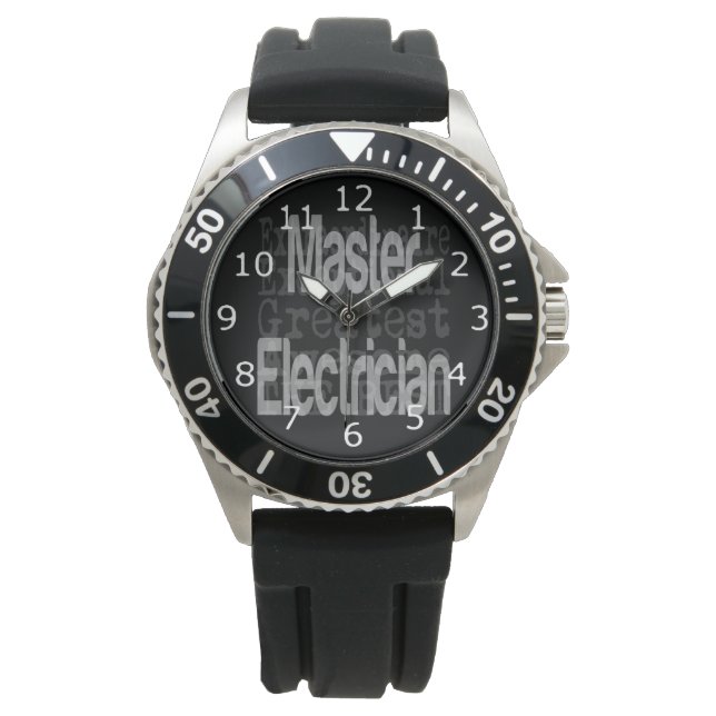Reloj De Pulsera Extraordinario de Electricidad Maestro (Anverso)