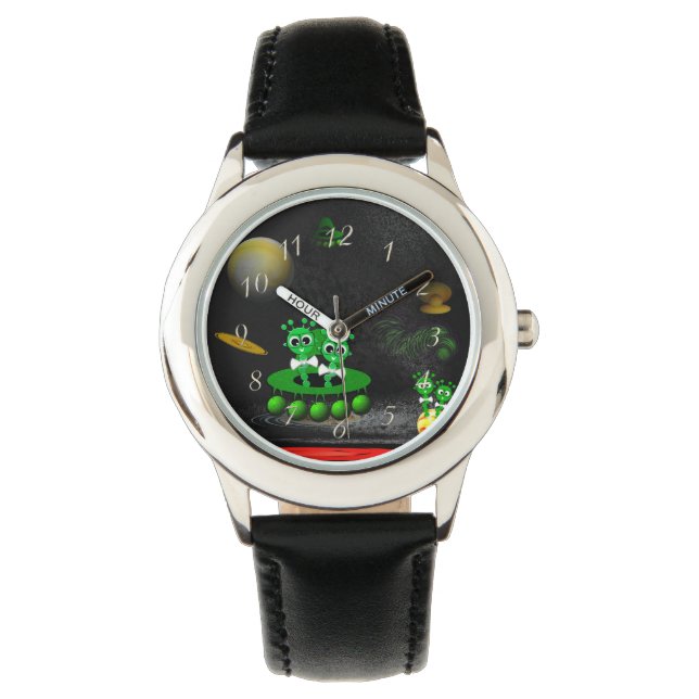 Reloj De Pulsera Extraterrestre en el ovni (Anverso)