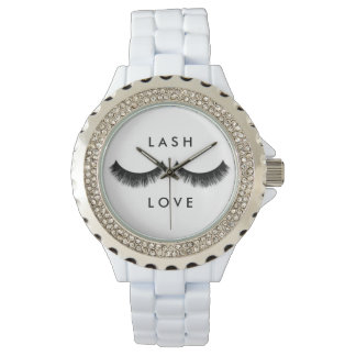 Reloj De Pulsera Eyelash Watch