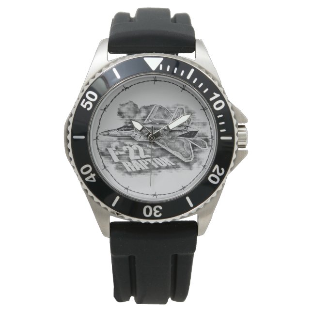 RELOJ DE PULSERA F-22 RAPTOR NULO (Anverso)