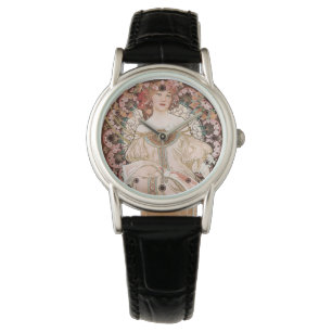 Reloj De Pulsera F. Champenois Imprimeur-Editeur de Alphonse Mucha