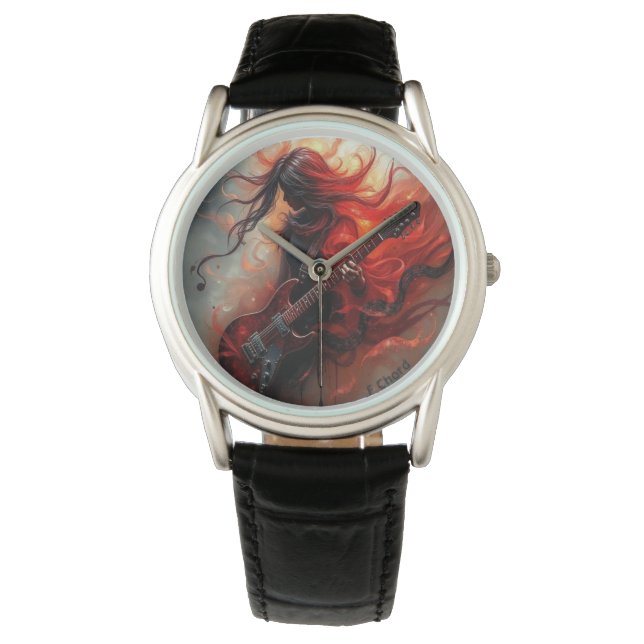Reloj De Pulsera F Chord - AI Digital Art Print (Anverso)