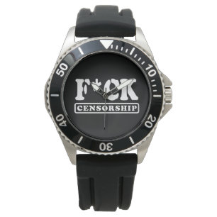 RELOJ DE PULSERA F*CK CENSORSHIP