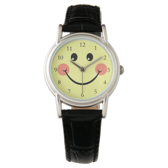 Reloj De Pulsera Face feliz con números (Anverso)