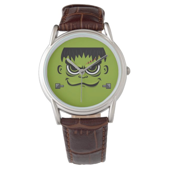 Reloj De Pulsera Face Frankenstein Halloween (Anverso)