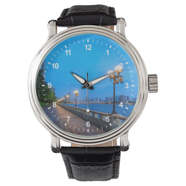 Reloj De Pulsera Fachada de la ciudad de Guangzhou (Anverso)