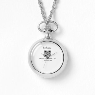 Reloj De Pulsera Fácil bienvenida abriendo código de barras de bien