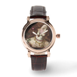 Reloj De Pulsera Fair Rosamund (Mujer Elegante y Hermosa Redhead)
