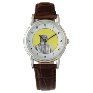 Reloj De Pulsera Faisán en chaqueta inteligente (amarillo retro) W2