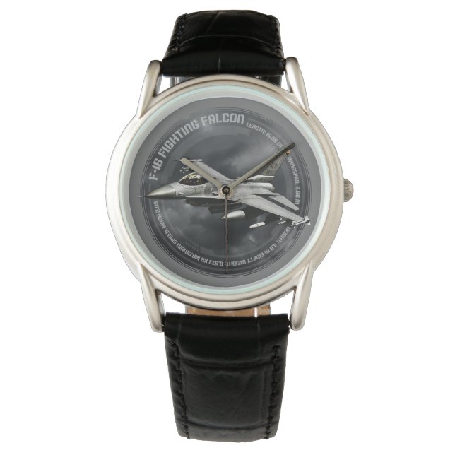 Reloj De Pulsera Falcon de combate F-16 (Anverso)
