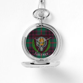 Reloj De Pulsera Falconer Scottish Clan Tartan & Crest