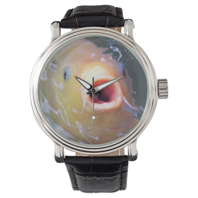 Reloj De Pulsera Falln Singing Ghost Koi (Anverso)