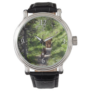 Reloj De Pulsera Familia de oso marrón
