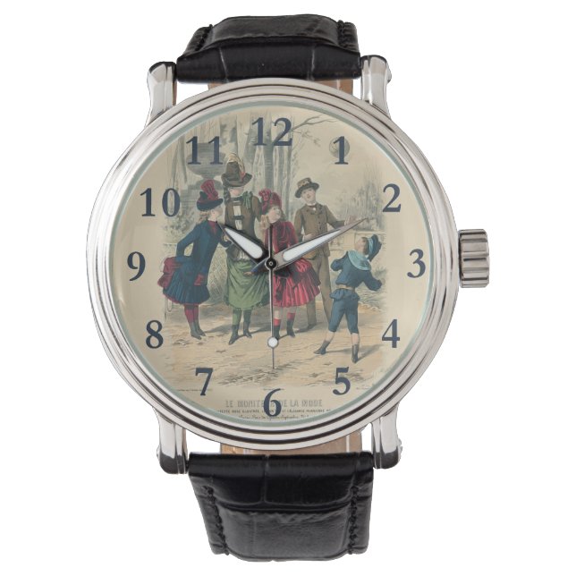 Reloj De Pulsera Familia Infantil Vieja Victoriana (Anverso)