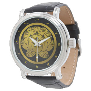 Reloj De Pulsera Familia japonesa Crest-Lotus